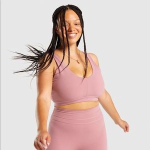 Whitney Sports Bra - Pink Haze - Size S